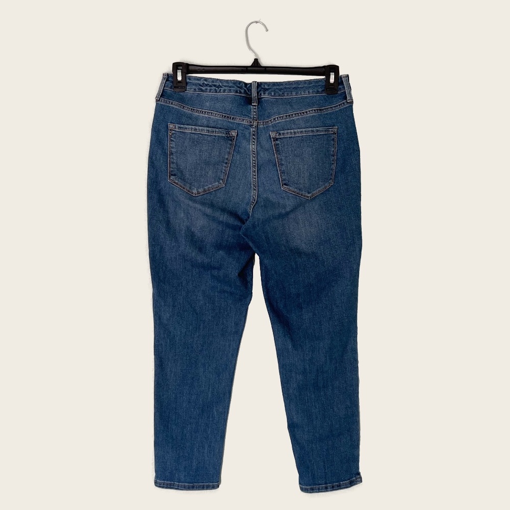 Nine West Dark Wash Gramercy Crop Jeans - Picture 2 of 4